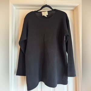 Vintage Express Black Sweater Tunic L